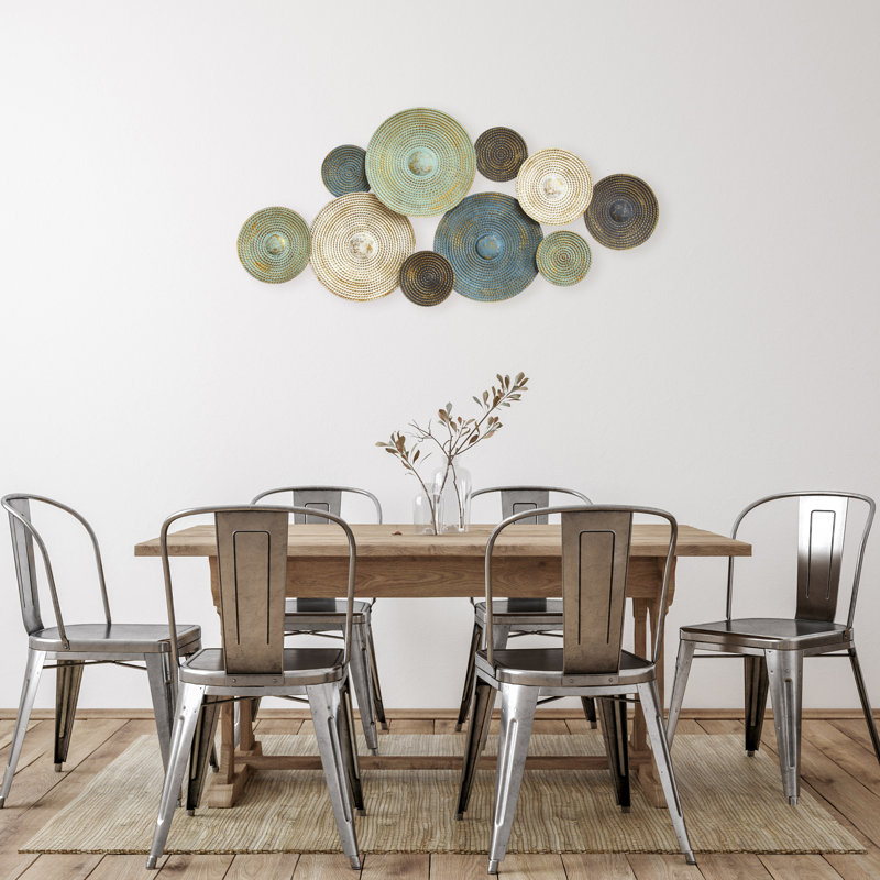 World Menagerie Textured Plates Wall Décor & Reviews Wayfair